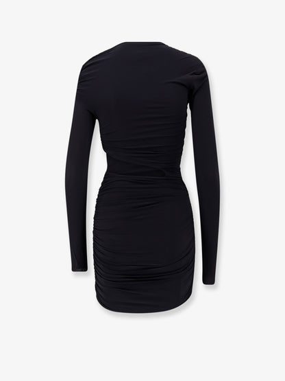 Pat mini dress with drapery thumbnail