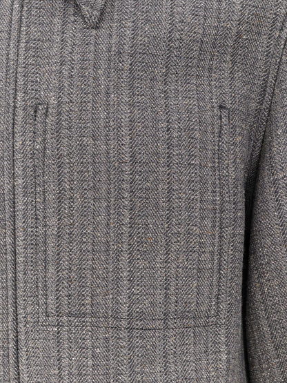 Wool blend overshirt thumbnail