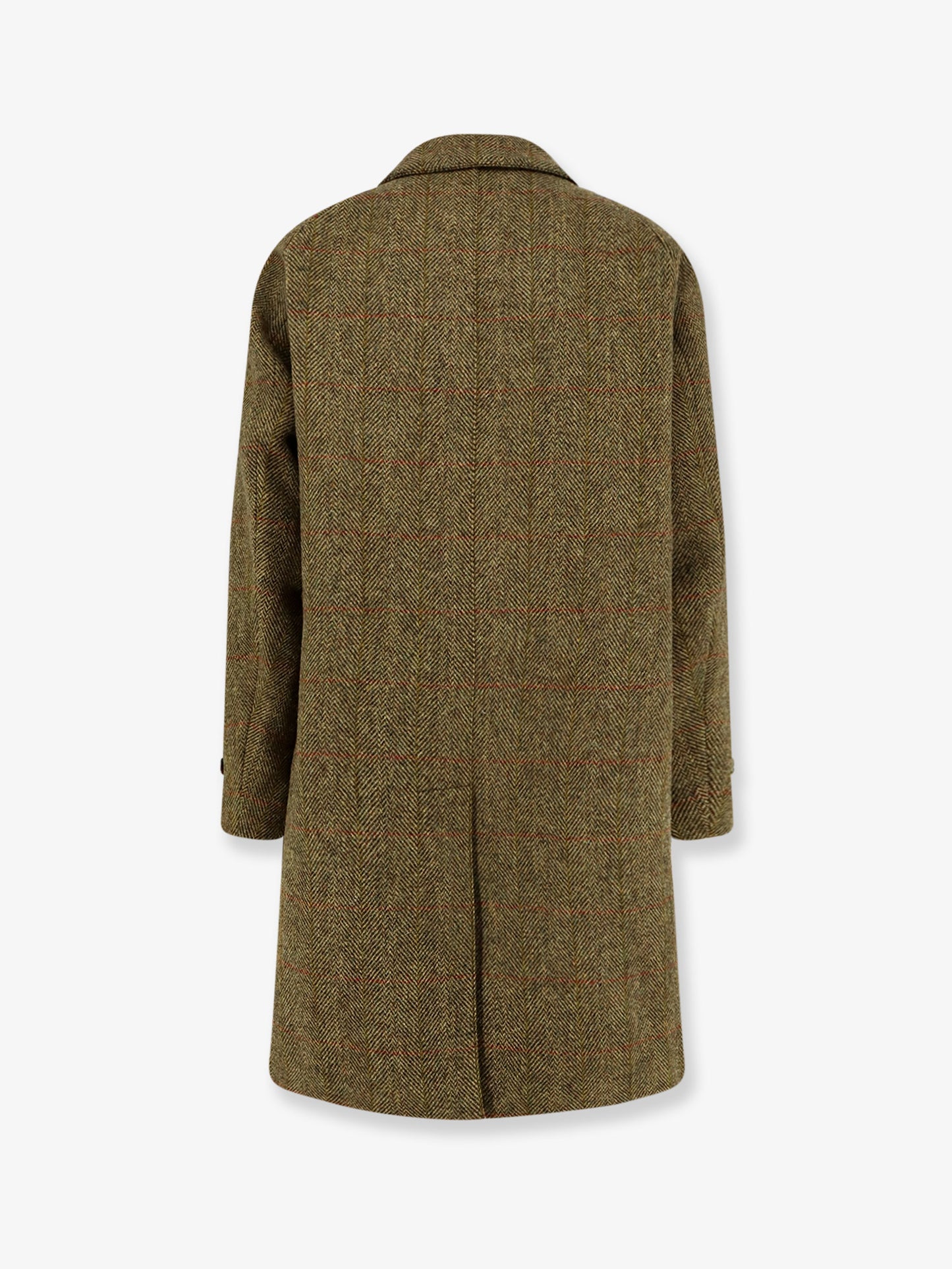 Wright herringbone wool coat