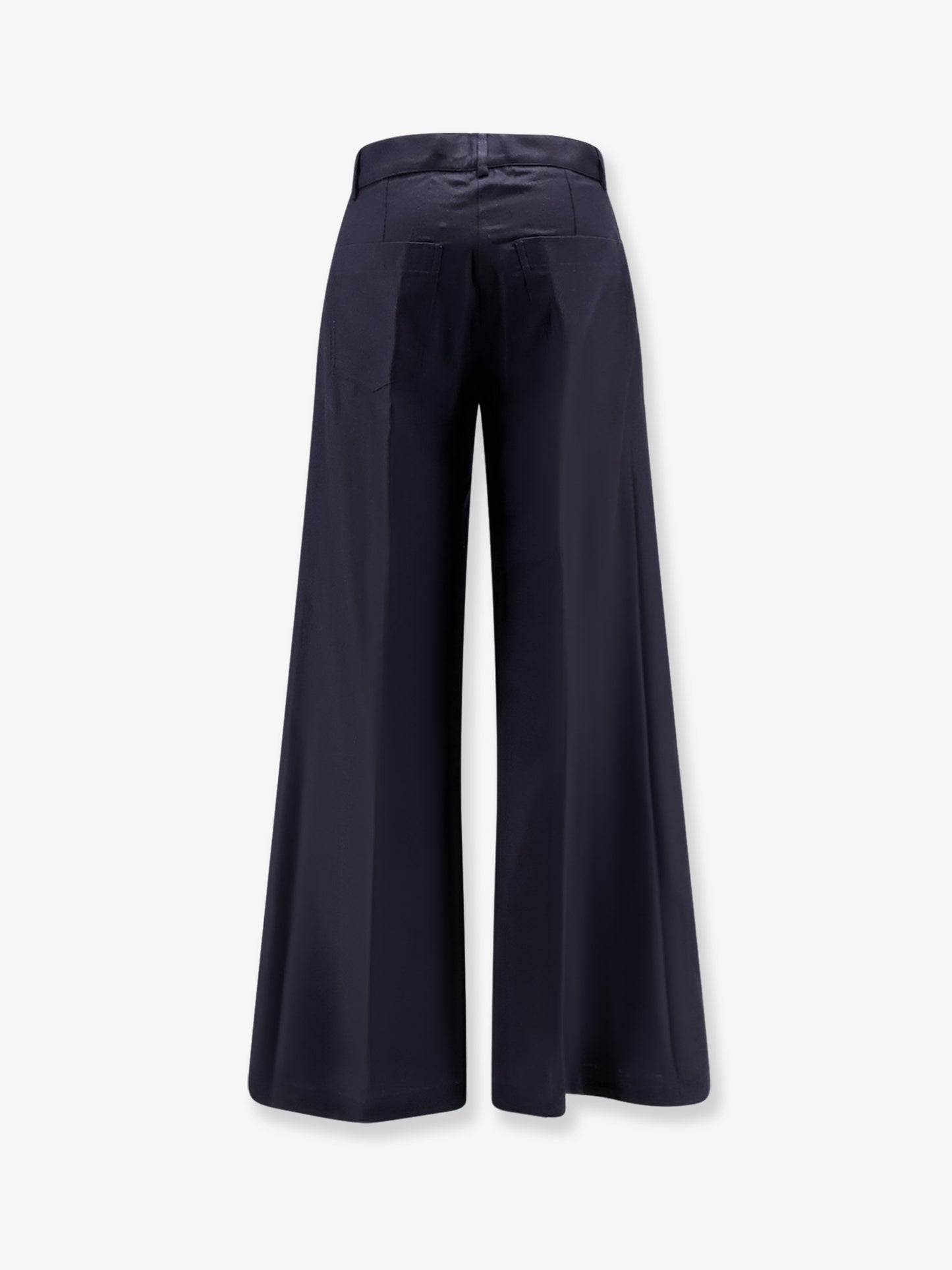 Wool blend trousers