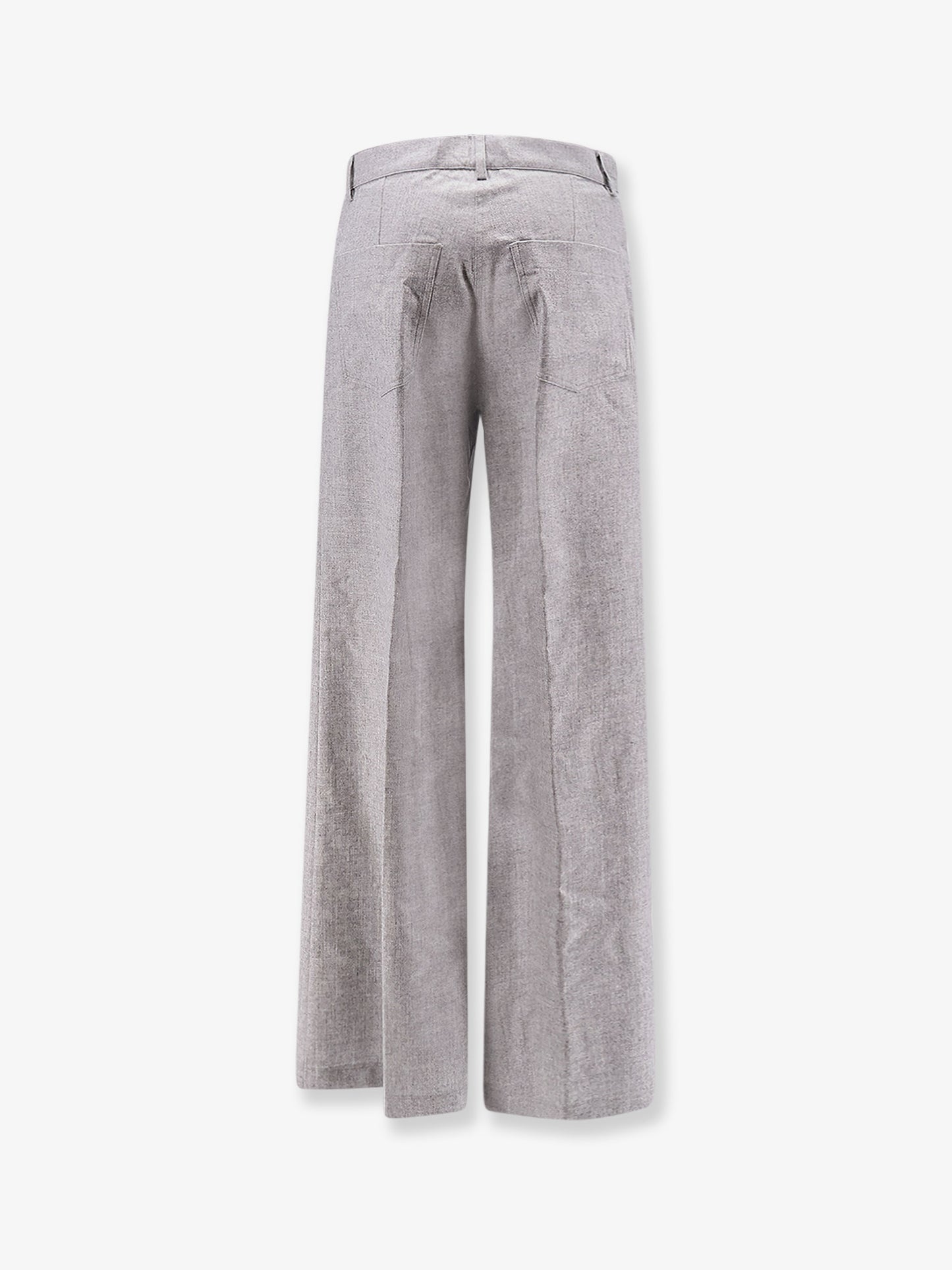 Wool blend trousers