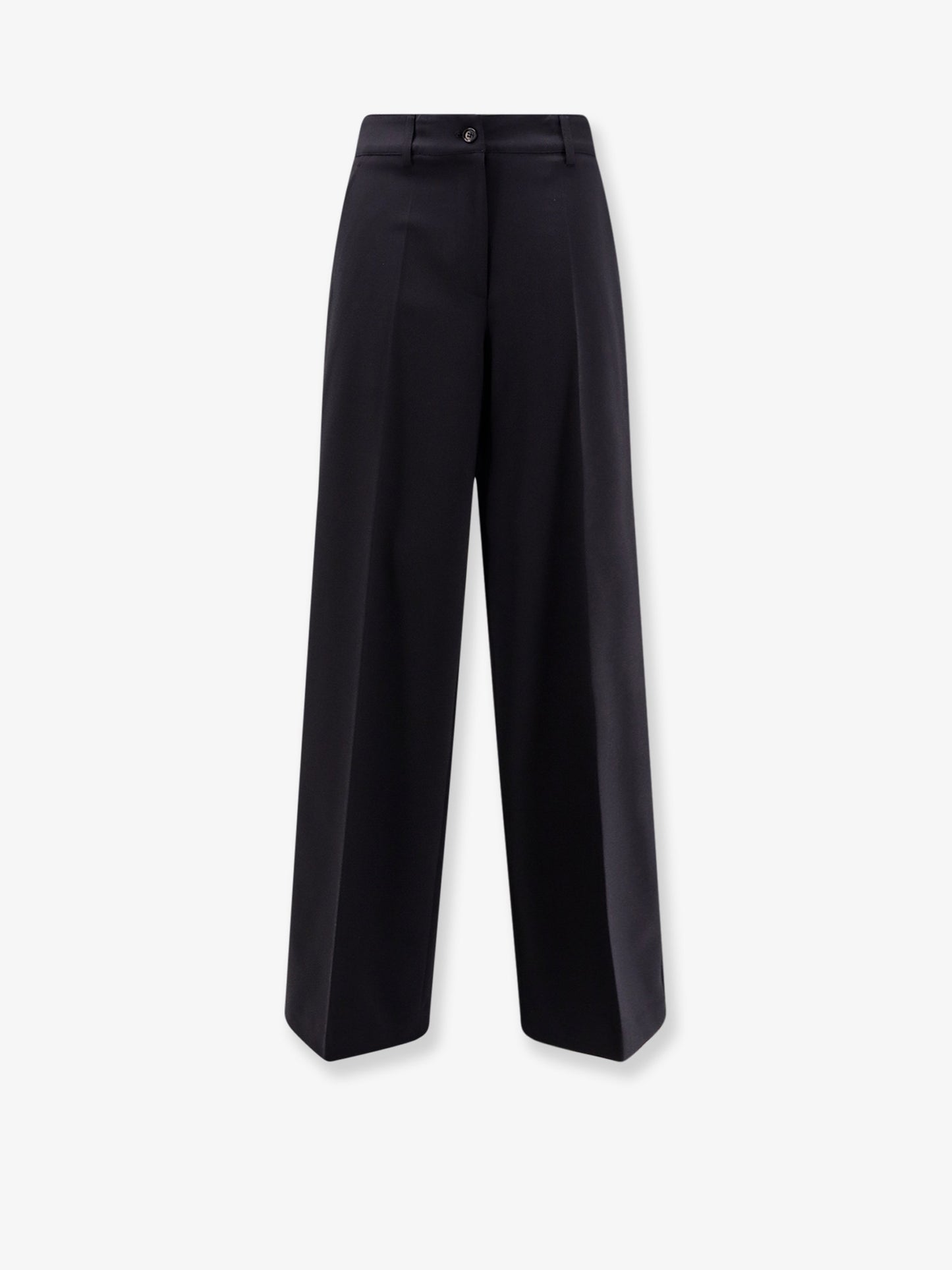 Wool blend trousers