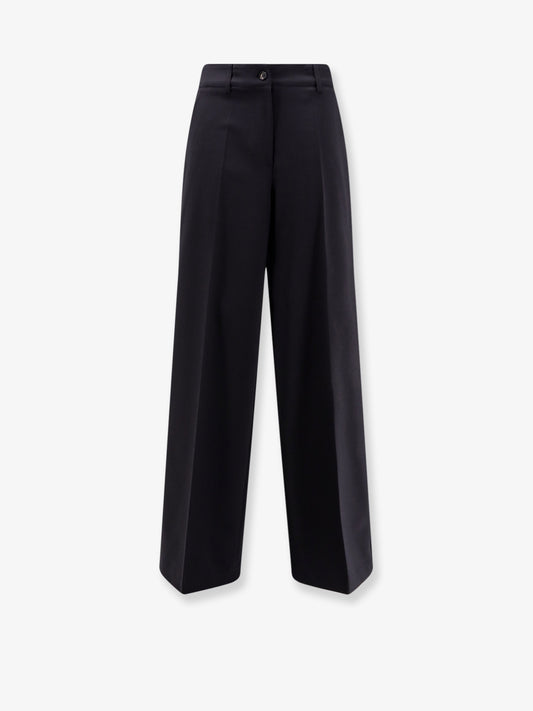Wool blend trousers