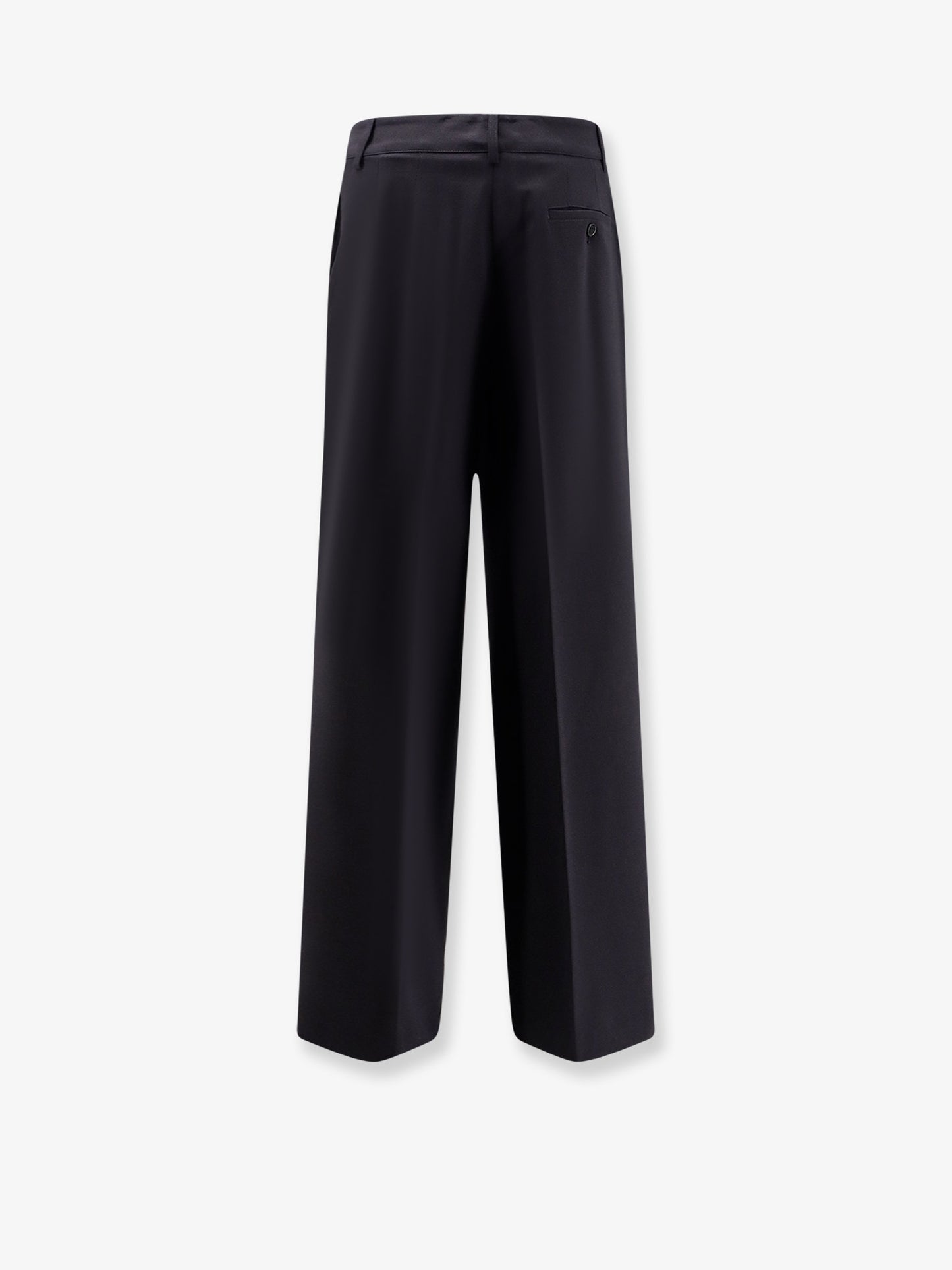 Wool blend trousers