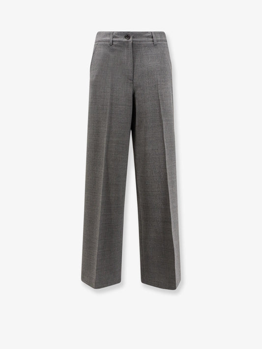 Wool blend trousers