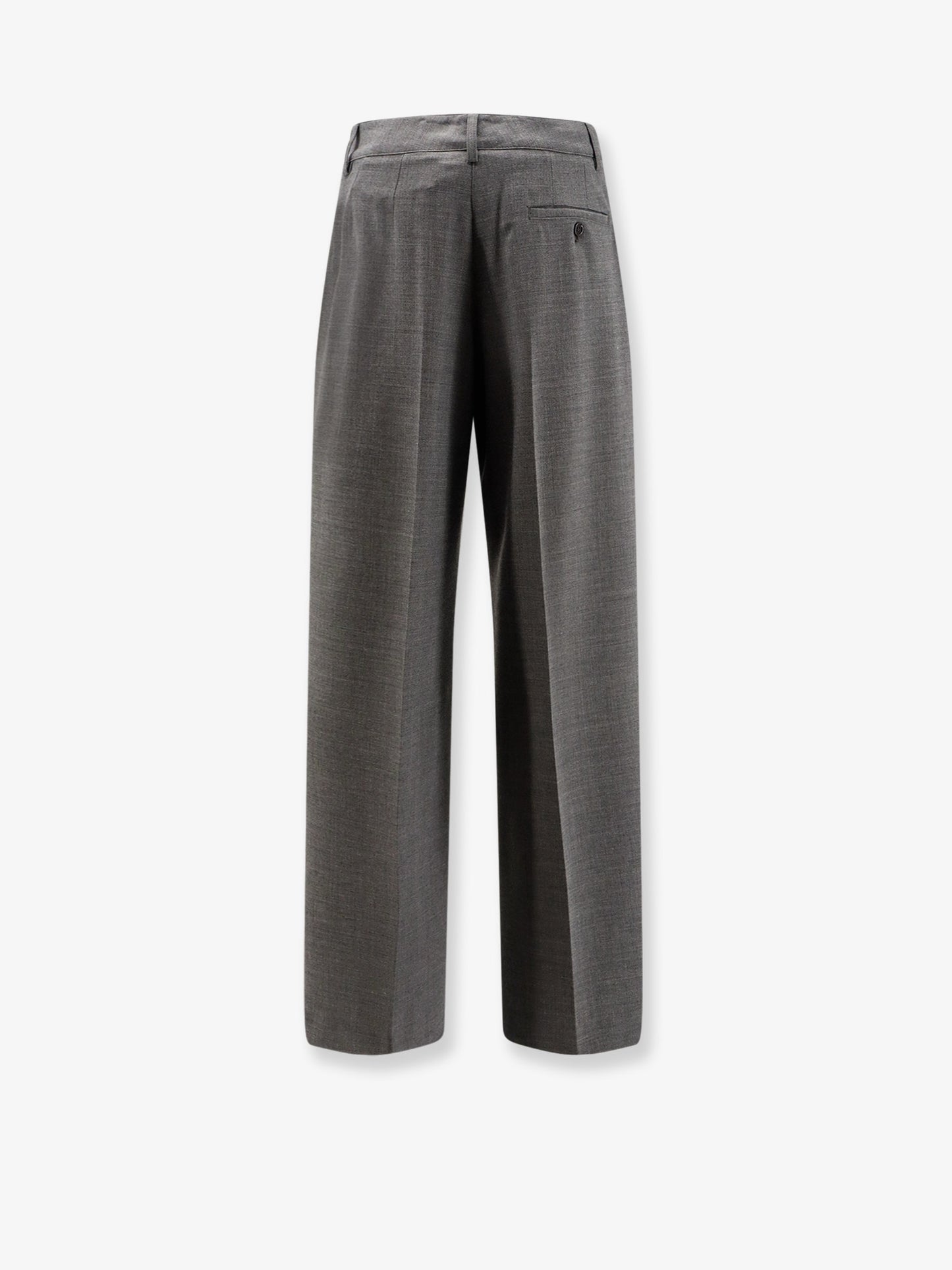 Wool blend trousers