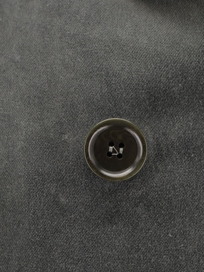 Double-breasted velvet blazer thumbnail