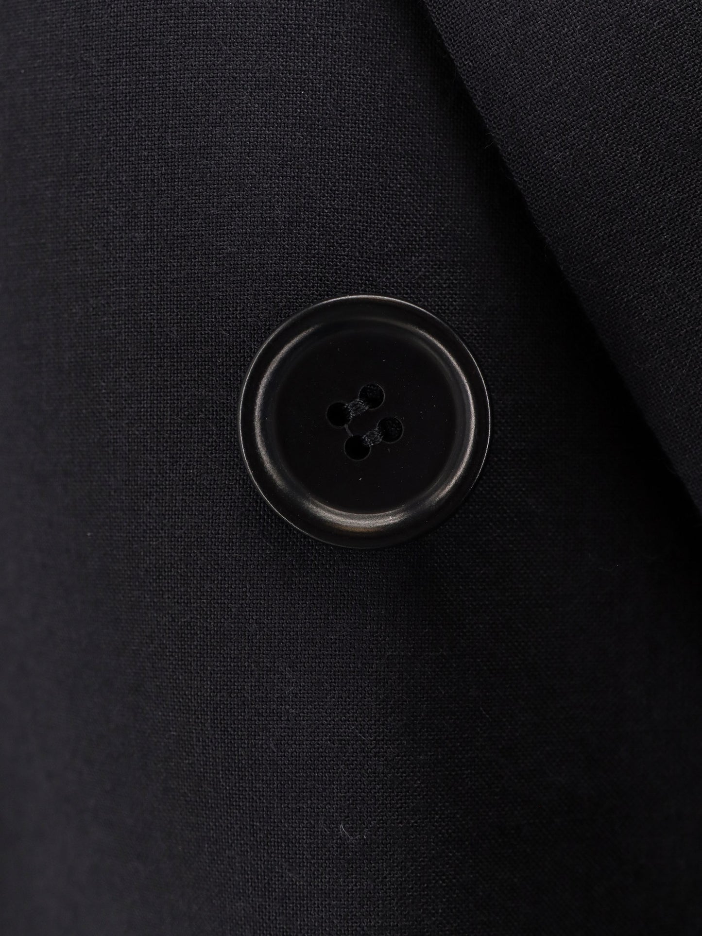 Double-breasted wool blend blazer