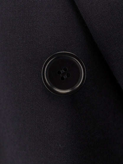 Double-breasted wool blend blazer thumbnail