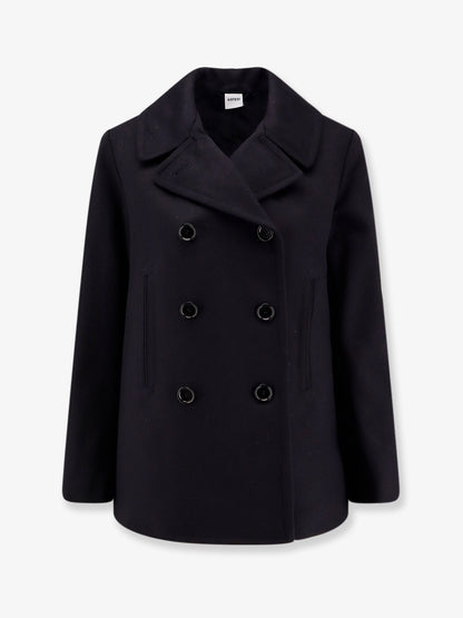 Double-breasted wool coat thumbnail