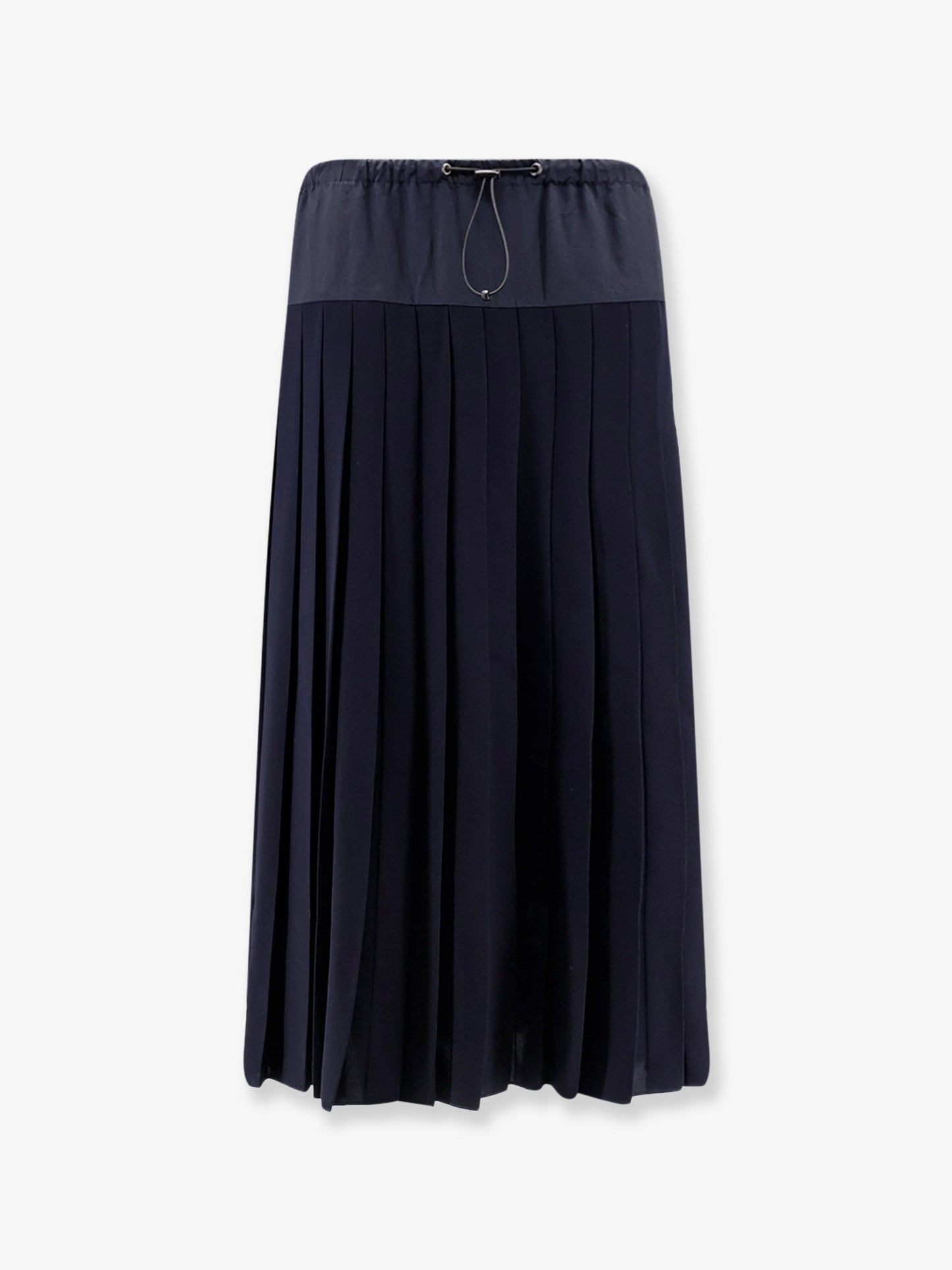 Midi pleated skirt