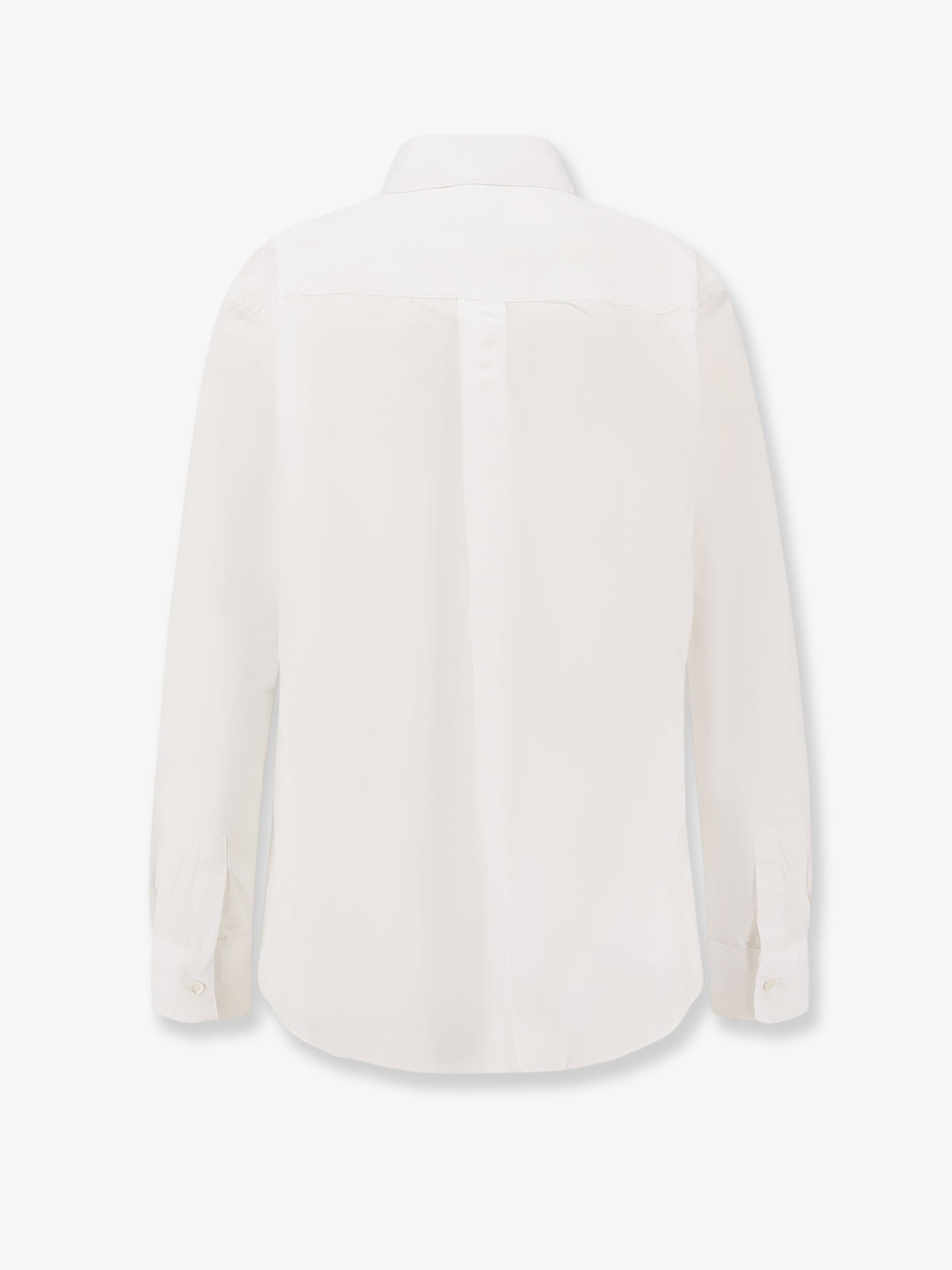 Cotton shirt with ruffles