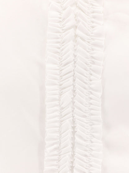 Cotton shirt with ruffles thumbnail