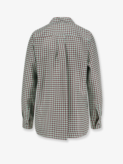 Silk shirt with micro-pattern thumbnail