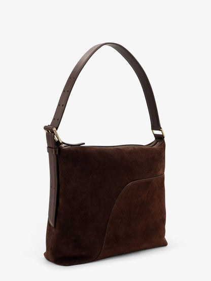 Bassano suede shoulder bag thumbnail