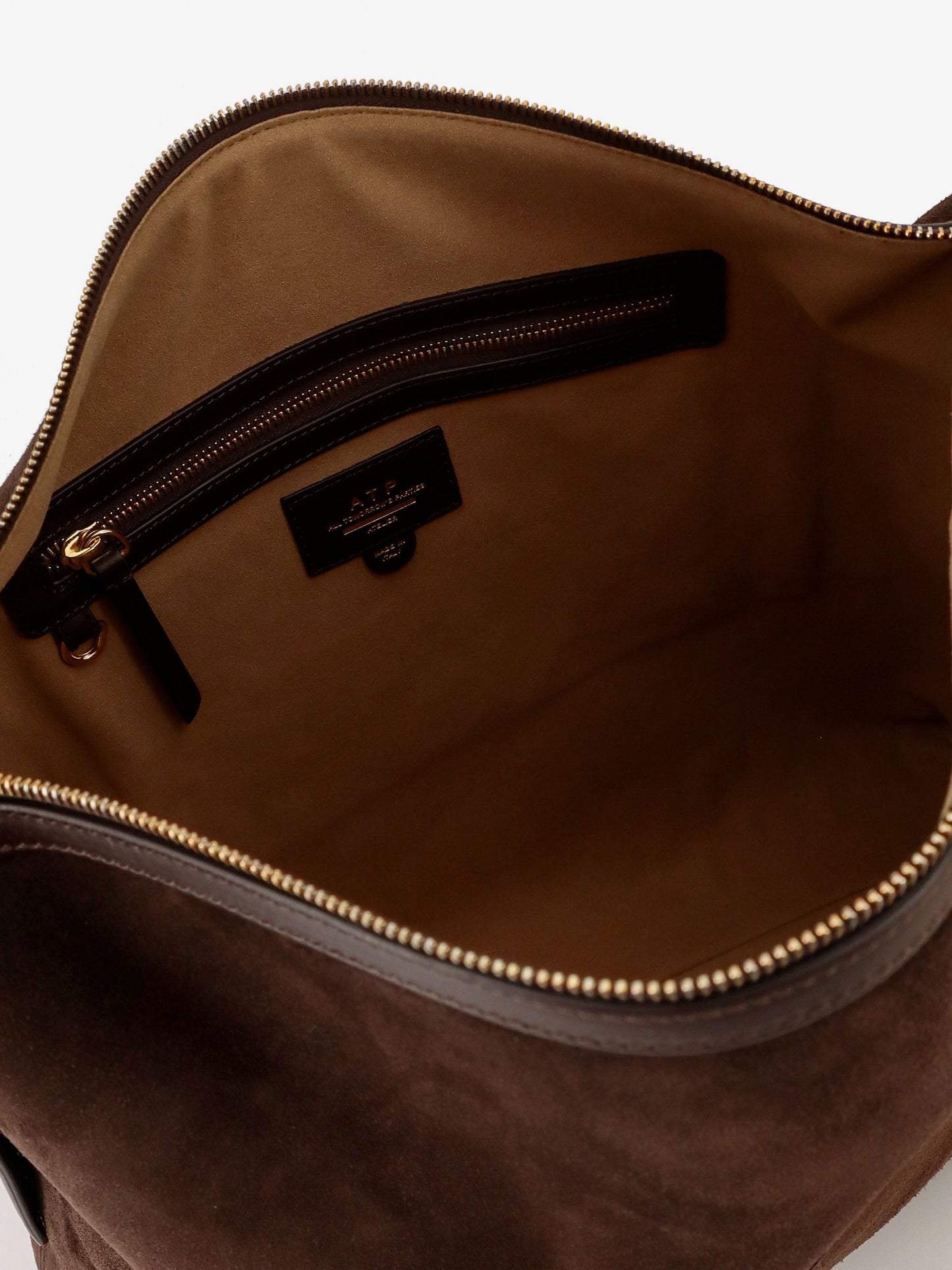 Bassano suede shoulder bag