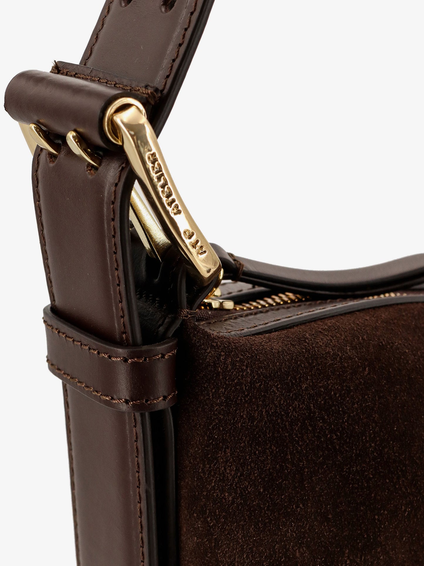 Bassano suede shoulder bag