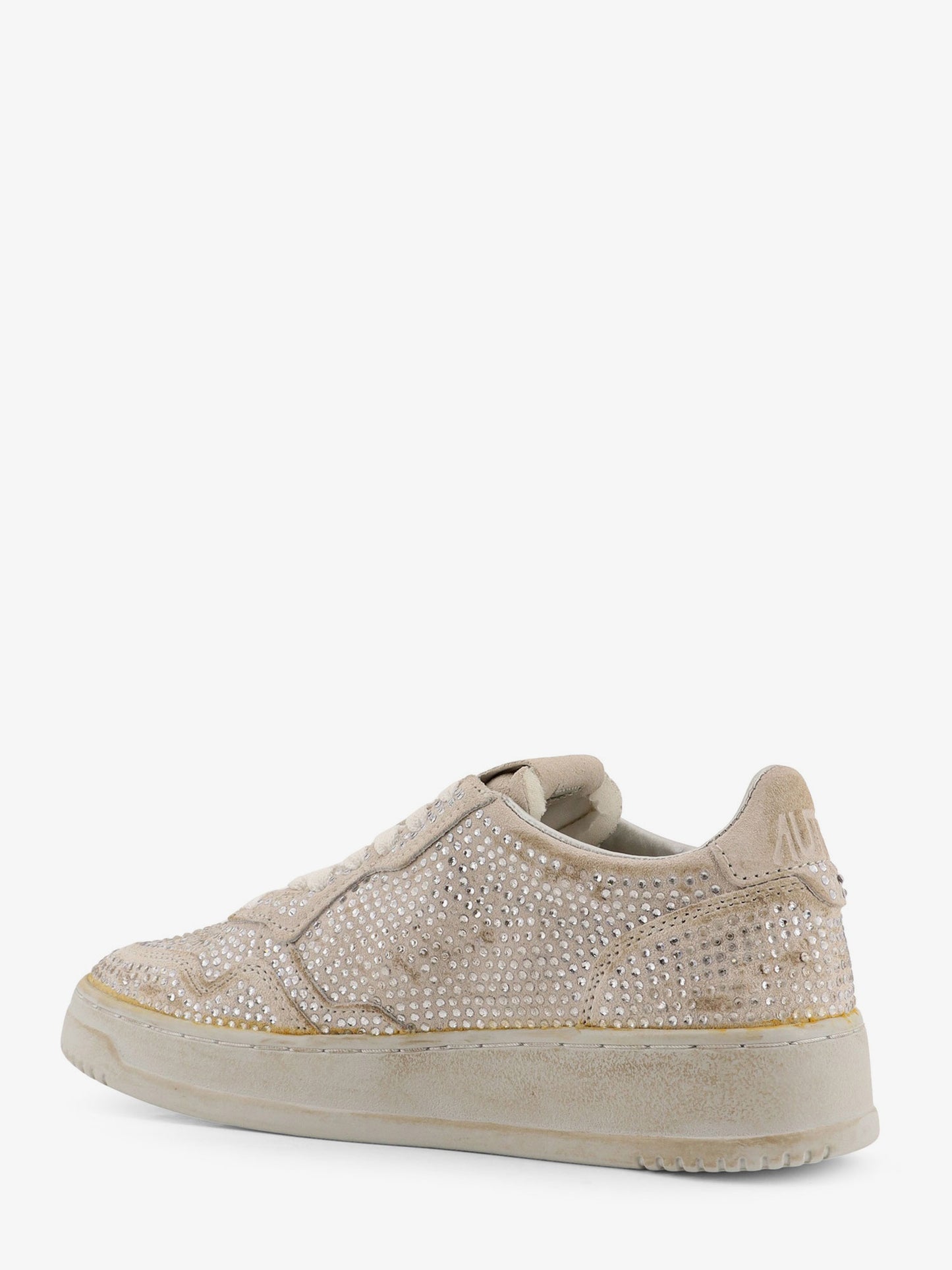 Sneakers Medalist Low in suede con strass