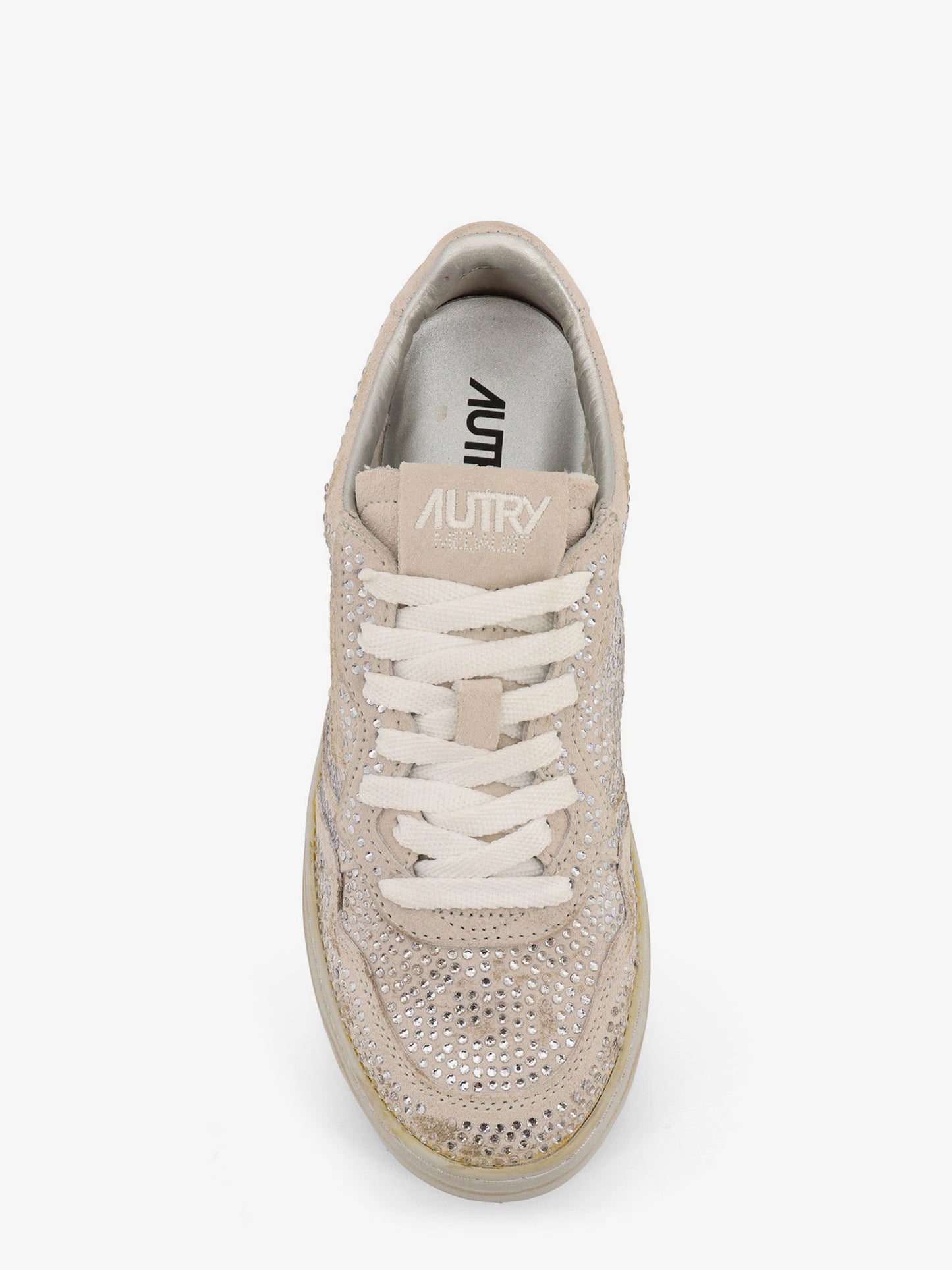 Sneakers Medalist Low in suede con strass