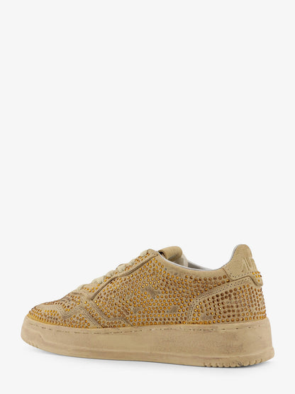 Sneakers Medalist Low in suede con strass thumbnail