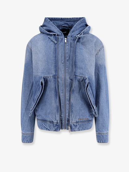 Hooded denim jacket thumbnail
