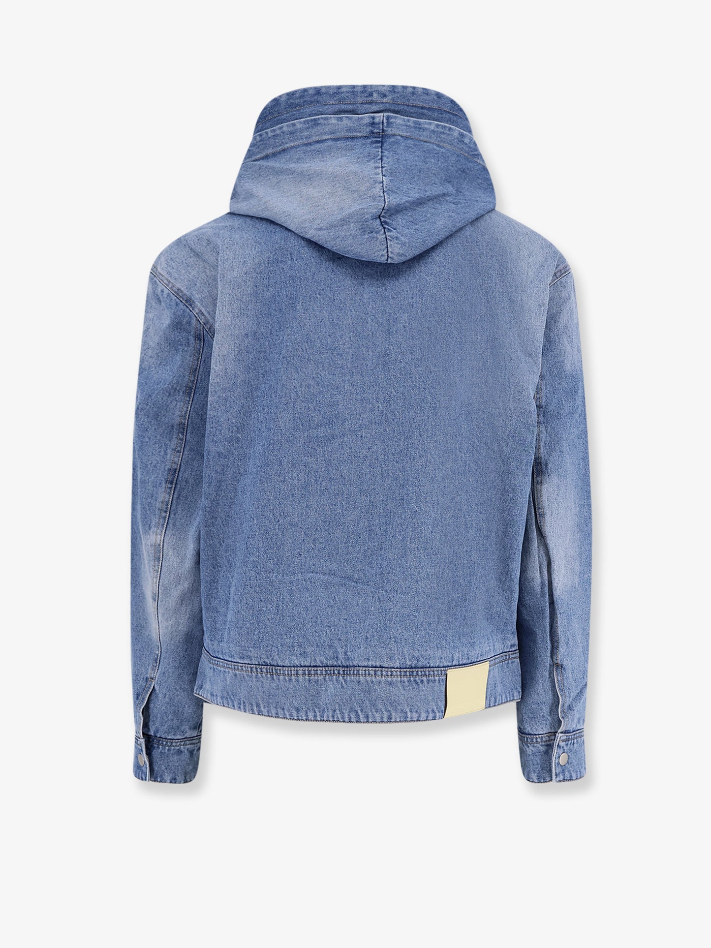 Hooded denim jacket
