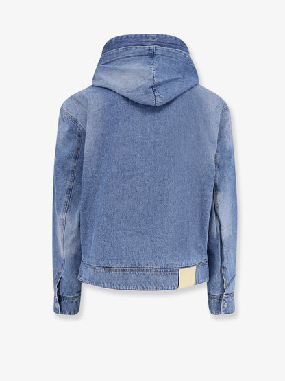 Hooded denim jacket thumbnail