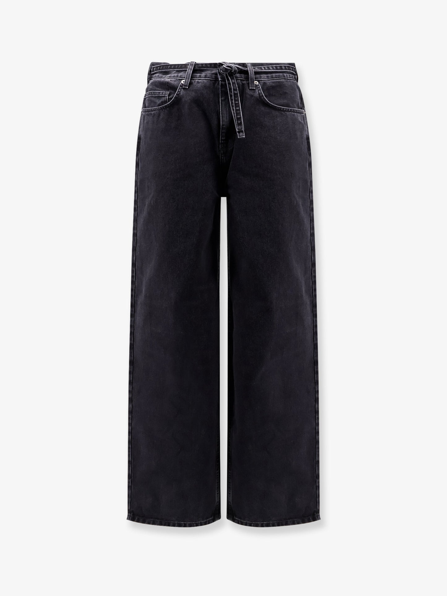 Relaxed fit denim trousers