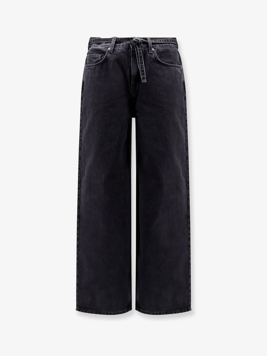 Relaxed fit denim trousers