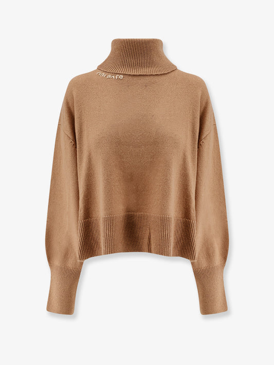 Wool blend turtleneck sweater