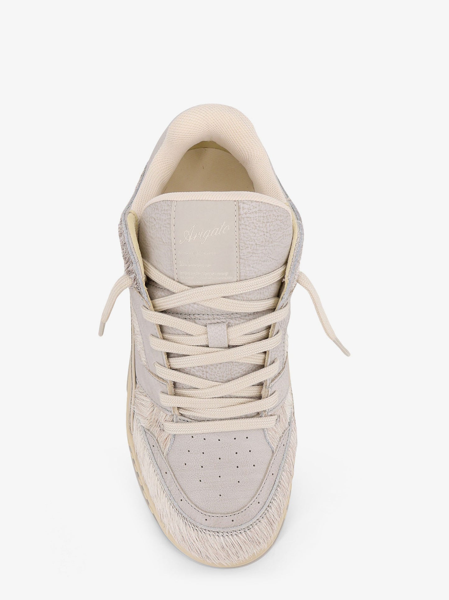 Area Lo ponyskin and suede low-top sneakers