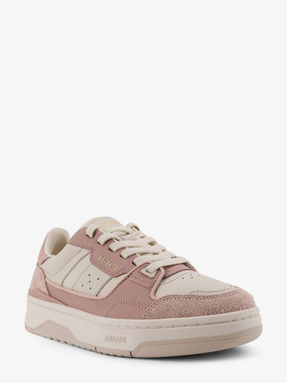 Sneakers low-top Clay in pelle e suede thumbnail