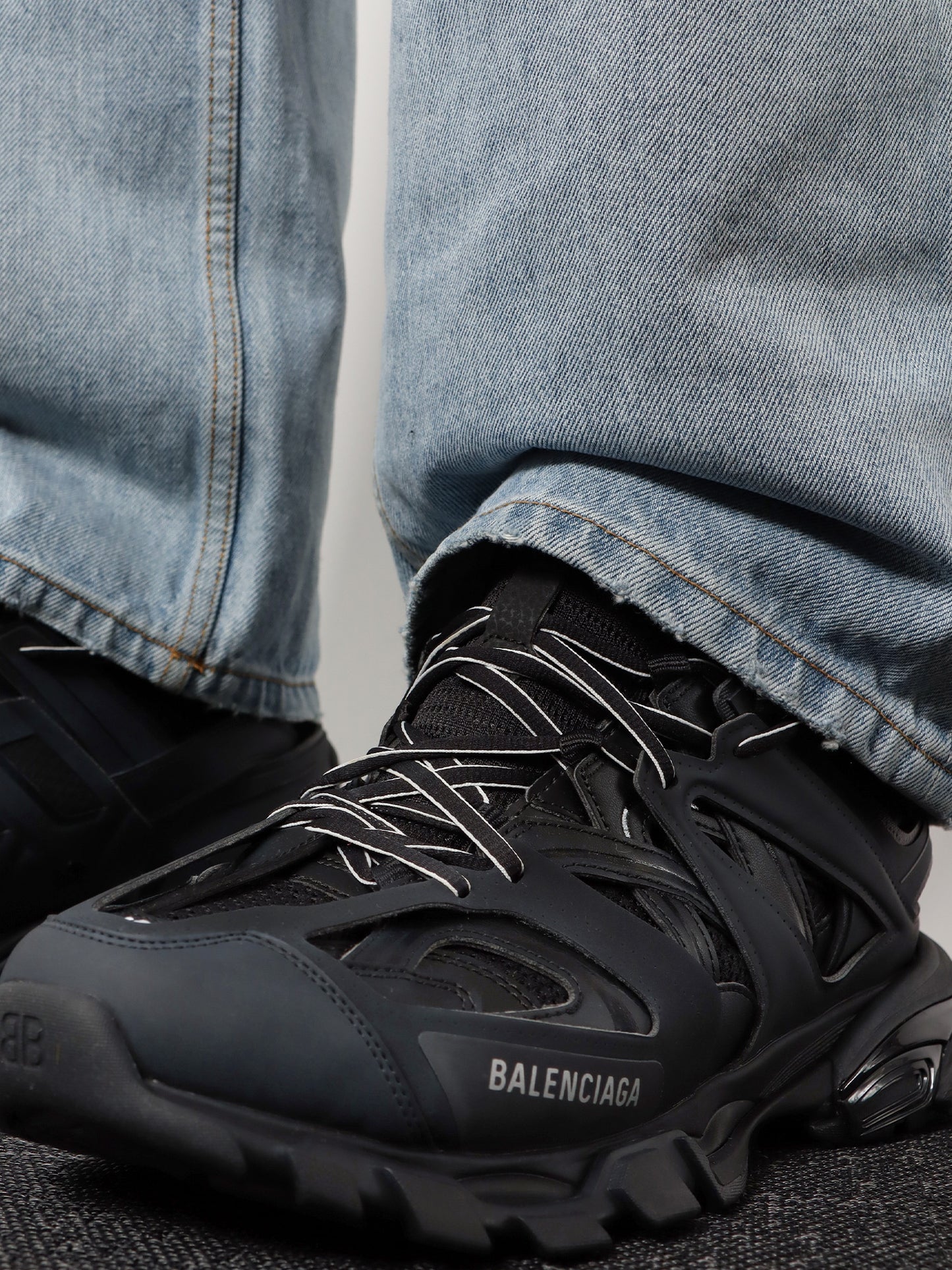Sneakers Track in nylon e mesh