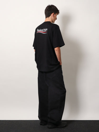 Political Campaign logo cotton T-shirt thumbnail