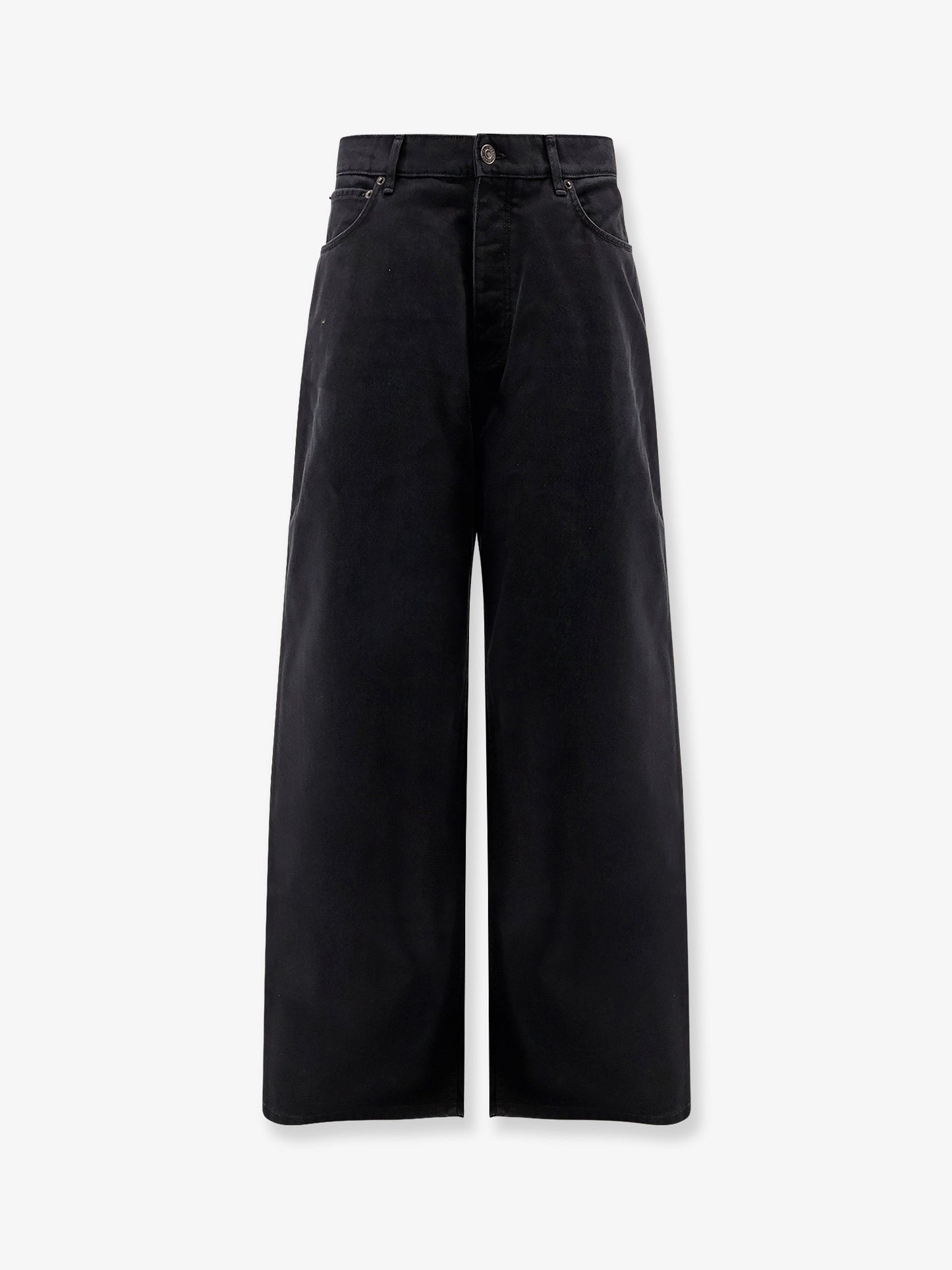 Baggy denim trousers
