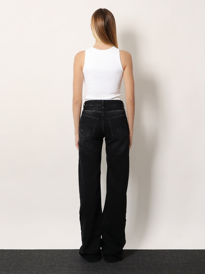 Ribbed viscose blend tank top thumbnail