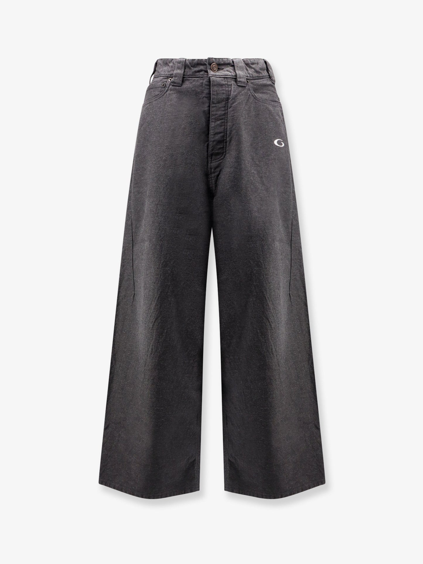 Trompe L'oeil denim trousers