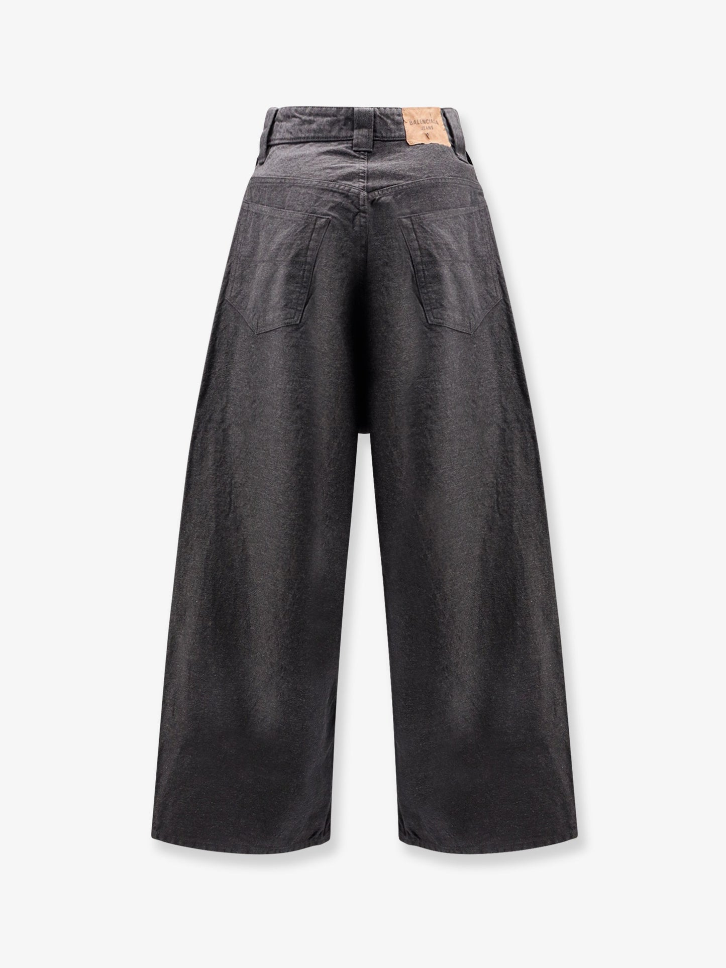 Trompe L'oeil denim trousers