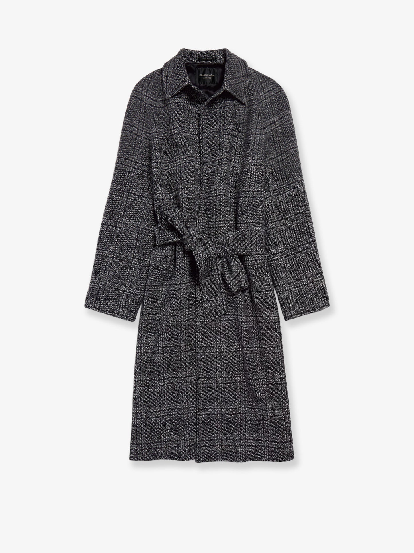 One Layer raglan wool coat