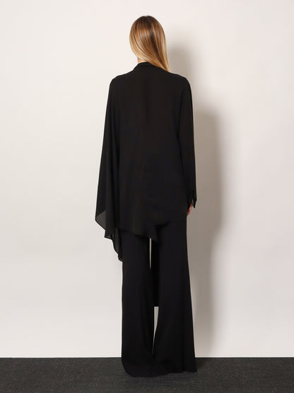 Camicia in seta con fiocco thumbnail