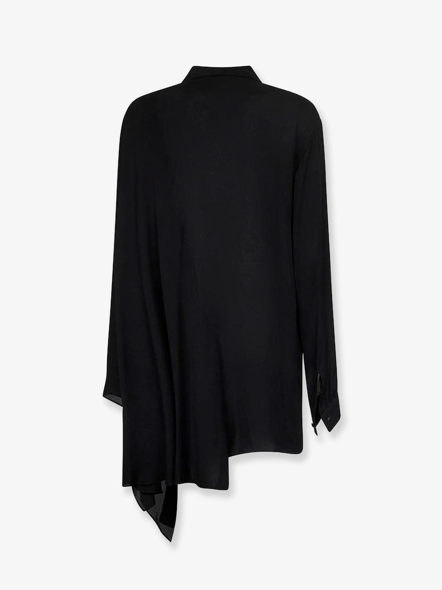 Camicia in seta con fiocco