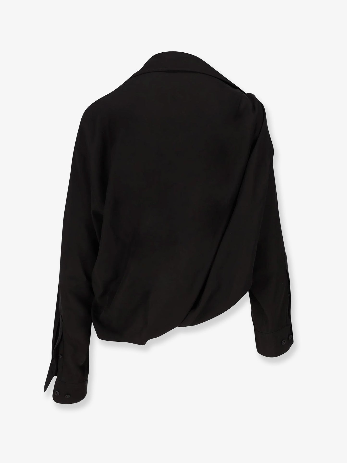 One shoulder lyocell shirt