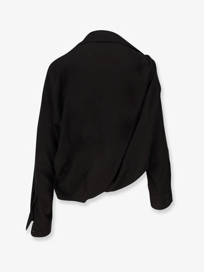 One shoulder lyocell shirt thumbnail