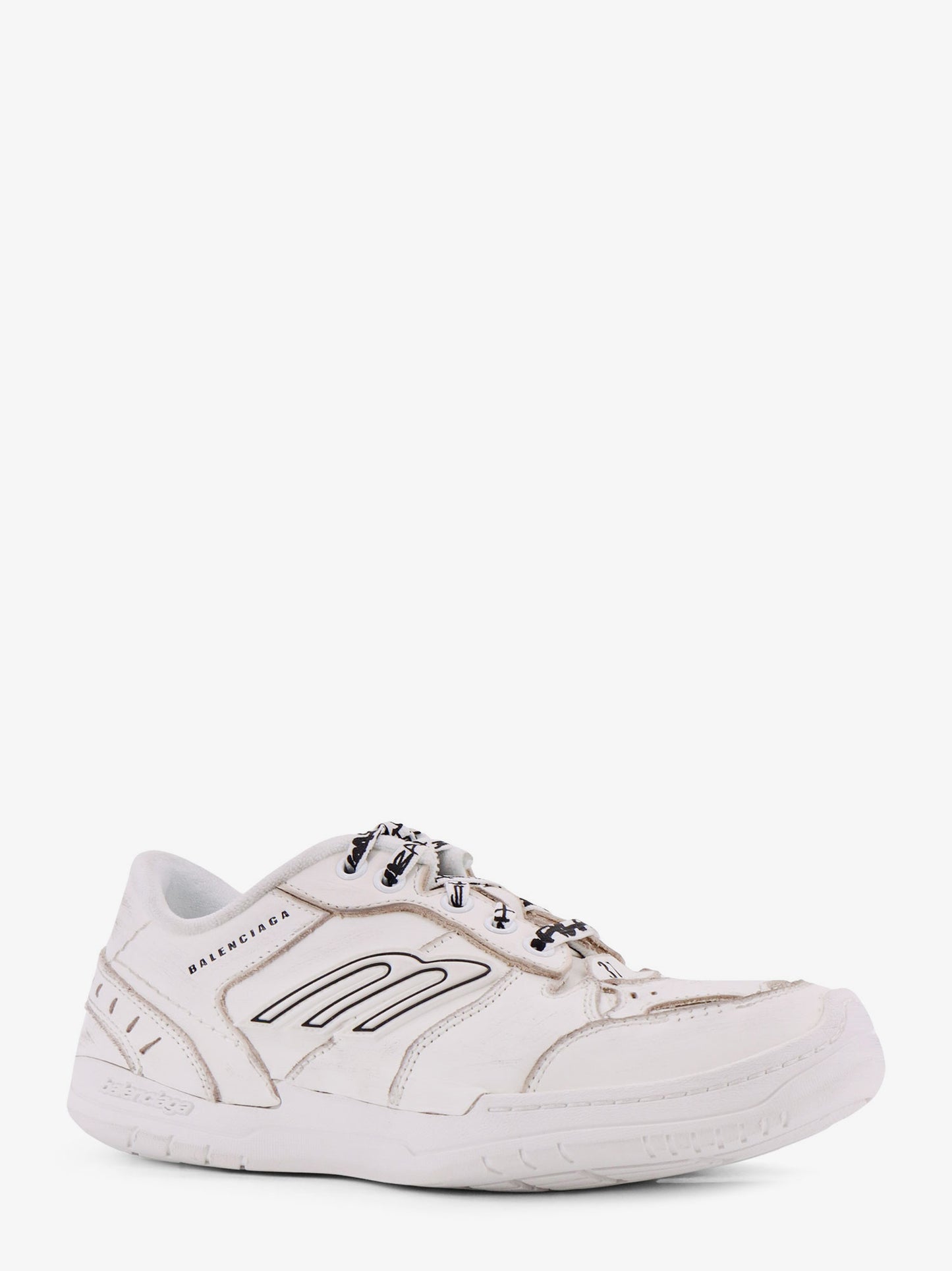Hamptons Worn-Out leather low-top sneakers