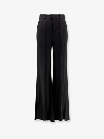 Viscose trousers with flared bottom thumbnail