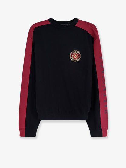 Cotton sweater with logo on the front thumbnail