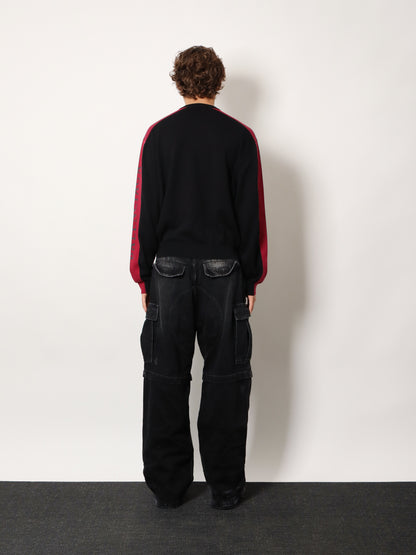 Cotton sweater with logo on the front thumbnail