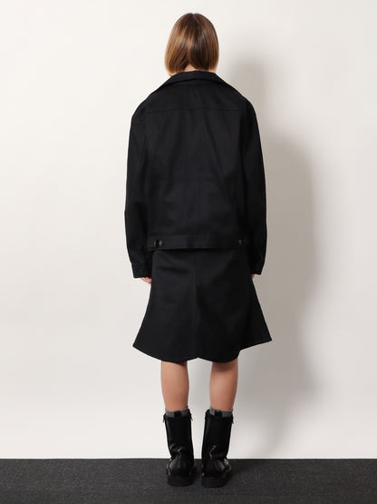 Standing denim jacket thumbnail