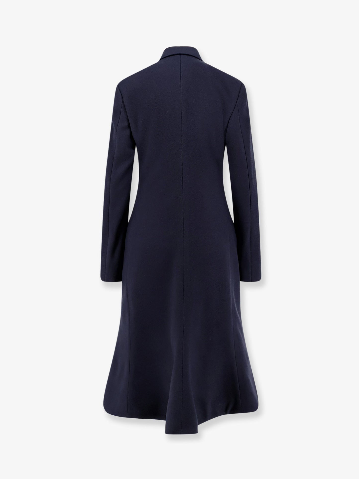 Godet Midi double-breasted wool coat