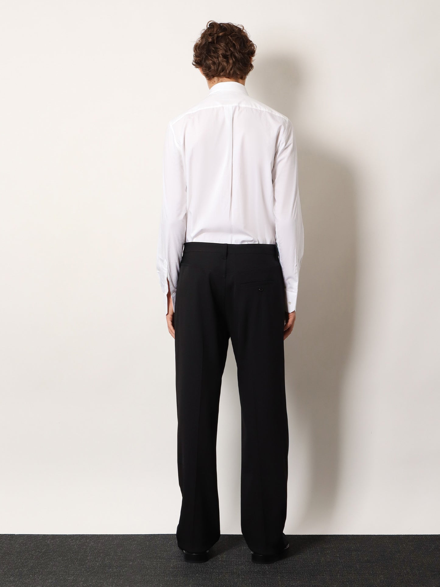 Straight Fit cotton trousers
